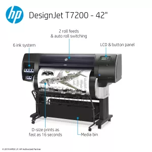 HP DesignJet T7200 Large Format High-Speed Printer - 42
